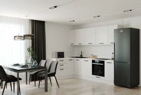 Кухонный гарнитур Белый Глянец 2600*1600 (Стол. 38мм) в Сысерти - sysert.mebel24.online | фото