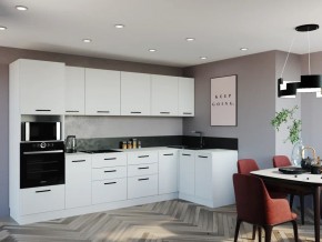 Кухонный гарнитур Белый Глянец 3200*1400 (Стол. 26мм) в Сысерти - sysert.mebel24.online | фото