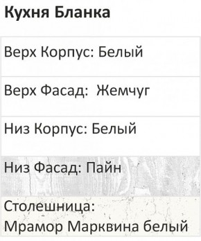 Кухонный гарнитур Бланка 3000 (Стол. 38мм) в Сысерти - sysert.mebel24.online | фото 3