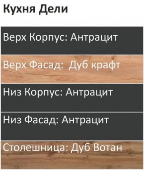 Кухонный гарнитур Дели 2000 (Стол. 38мм) в Сысерти - sysert.mebel24.online | фото 3