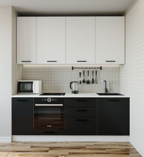 Кухонный гарнитур Графика 2200 (Стол. 38мм) в Сысерти - sysert.mebel24.online | фото
