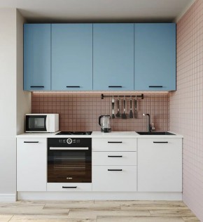 Кухонный гарнитур Капри 2200 h950 (Стол. 38мм) в Сысерти - sysert.mebel24.online | фото