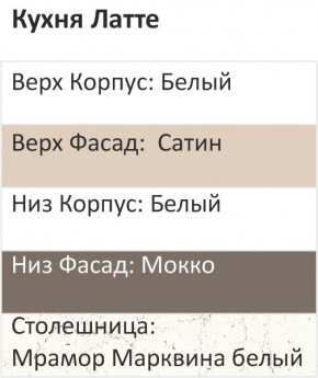 Кухонный гарнитур Латте 2000 (Стол. 38мм) в Сысерти - sysert.mebel24.online | фото 3