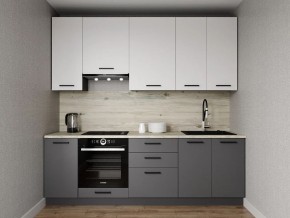 Кухонный гарнитур Меренга 2400 h950 (Стол. 26мм) в Сысерти - sysert.mebel24.online | фото 1