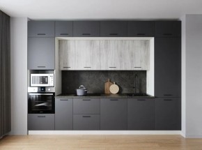 Кухонный гарнитур Санторини 3400 (Стол. 26мм) в Сысерти - sysert.mebel24.online | фото