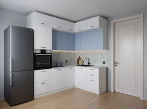 Кухонный гарнитур угловой Капри 2200*1700 (Стол. 38мм) в Сысерти - sysert.mebel24.online | фото
