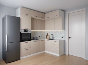 Кухонный гарнитур угловой Шампань 2200*1700 (Стол. 26мм) в Сысерти - sysert.mebel24.online | фото