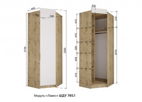 ЛАВИС Детская (модульная) белый/роза-белый софт/ручка золотая в Сысерти - sysert.mebel24.online | фото 11