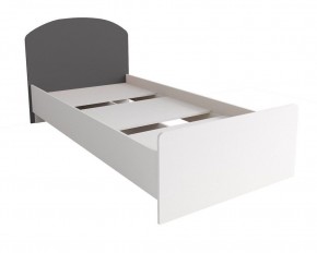 ЛАВИС КРД 900.1 Кровать 900 (белый/графит софт) в Сысерти - sysert.mebel24.online | фото