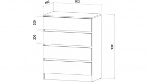 ЛЕНОРА Спальный гарнитур (модульный) графит в Сысерти - sysert.mebel24.online | фото 3