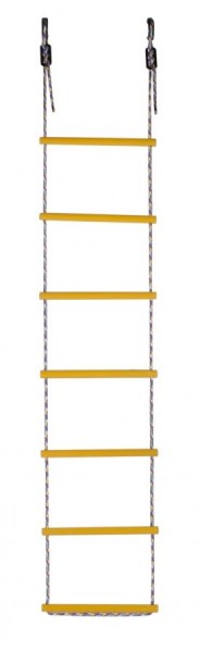 Лестница веревочная 7 перекладин цв.желтый D=25  в Сысерти - sysert.mebel24.online | фото 1