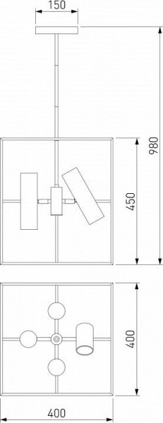 Люстра на штанге Eurosvet Adamson 70142/8 хром в Сысерти - sysert.mebel24.online | фото 4