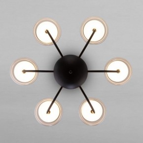 Люстра на штанге Eurosvet Fungo 50388 LED черный в Сысерти - sysert.mebel24.online | фото 2