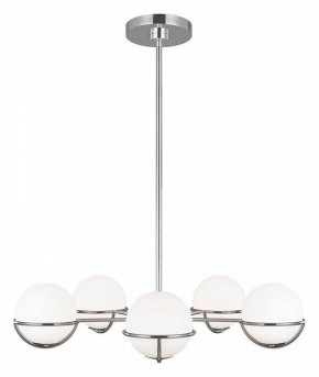 Люстра на штанге Feiss Apollo FE-APOLLO5-PN в Сысерти - sysert.mebel24.online | фото