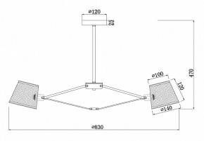 Люстра на штанге Freya Gino FR5108PL-08CH в Сысерти - sysert.mebel24.online | фото 3