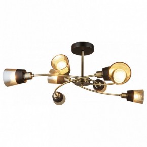 Люстра на штанге Imex MD.4045 MD.4045-8-S AB+BK в Сысерти - sysert.mebel24.online | фото
