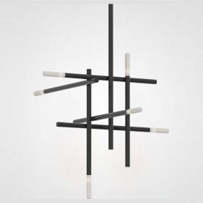 Люстра на штанге Imperiumloft Traverse Black TRAVERSE01 в Сысерти - sysert.mebel24.online | фото