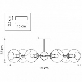 Люстра на штанге Lightstar Beta 785066 в Сысерти - sysert.mebel24.online | фото 8