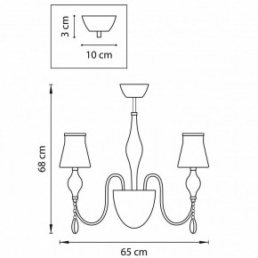 Люстра на штанге Lightstar Escica 806050 в Сысерти - sysert.mebel24.online | фото 6