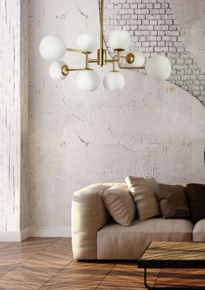 Люстра на штанге Maytoni Erich MOD221-PL-08-G в Сысерти - sysert.mebel24.online | фото 4