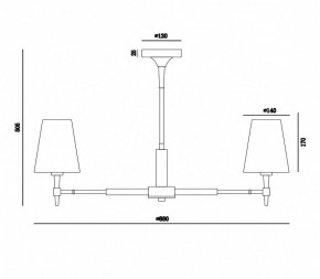 Люстра на штанге Maytoni Zaragoza H001CL-07BS в Сысерти - sysert.mebel24.online | фото 4