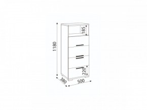 Мармарис (гостиная) М10 Комод малый в Сысерти - sysert.mebel24.online | фото 2