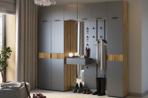 МЕБЕЛЬСОН К33 Прихожая (дуб крафт золотой/белое дерево) в Сысерти - sysert.mebel24.online | фото