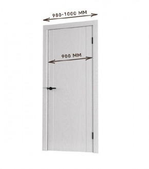 Межкомнатная дверь Bolivar Роялвуд белый (комплект) 900 в Сысерти - sysert.mebel24.online | фото