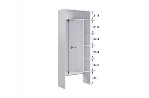 МЕРСИ Прихожая (модульная) графит в Сысерти - sysert.mebel24.online | фото 5