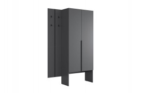 МЕРСИ Прихожая (модульная) графит в Сысерти - sysert.mebel24.online | фото 6