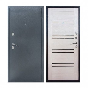 Металлическая дверь ТИТАН 8С (МЕТАЛЛ-ПАНЕЛЬ) 2050*860/ЛЕВАЯ (Букле Графит/Лиственница) в Сысерти - sysert.mebel24.online | фото