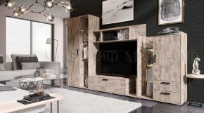 Модена Шкаф высокий (Дуб Юкон) в Сысерти - sysert.mebel24.online | фото 3