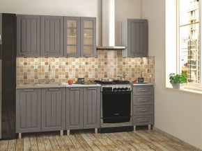 Модульная кухня Луксор клен серый в Сысерти - sysert.mebel24.online | фото 1