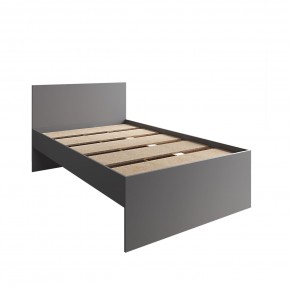 МОРИ КРМЯ 1200.1/1 Кровать с нишей под ящики (графит) в Сысерти - sysert.mebel24.online | фото 1