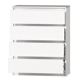 МС "Хилтон" Комод №1 800 (4 ящ.) белый текстурный в Сысерти - sysert.mebel24.online | фото 3