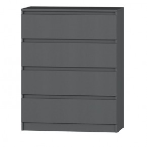 МС "Хилтон" Комод №1 800 (4 ящ.) графит в Сысерти - sysert.mebel24.online | фото 2