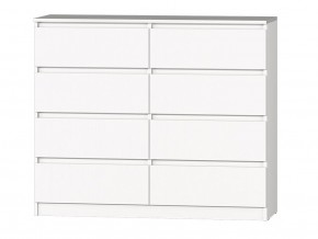 МС "Хилтон" Комод №3 1200 (8 ящ.) белый текстурный в Сысерти - sysert.mebel24.online | фото 2