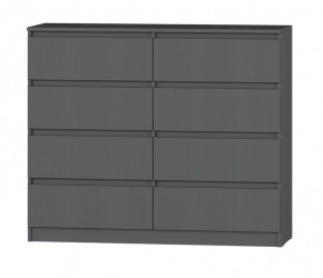 МС "Хилтон" Комод №3 1200 (8 ящ.) графит в Сысерти - sysert.mebel24.online | фото 2