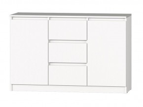 МС "Хилтон" Комод №4 1200 (белый текстурный) в Сысерти - sysert.mebel24.online | фото 2