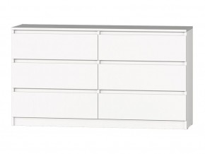 МС "Хилтон" Комод №5 1400 (6 ящ.) белый текстурный в Сысерти - sysert.mebel24.online | фото 2