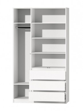 МС "Хилтон" Шкаф №2 1200 (Белый текстурный) в Сысерти - sysert.mebel24.online | фото 3