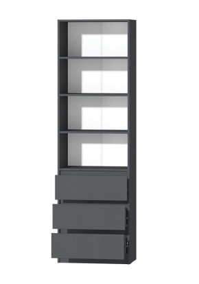 МС "Хилтон" Стеллаж (Графит) в Сысерти - sysert.mebel24.online | фото 2