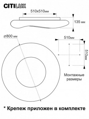 Накладной светильник Citilux Стратус Смарт CL732A800G в Сысерти - sysert.mebel24.online | фото 13