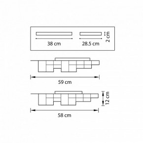 Накладной светильник Lightstar Favo 750122 в Сысерти - sysert.mebel24.online | фото 2
