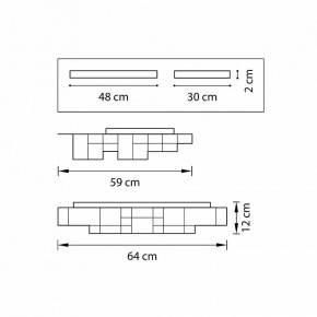 Накладной светильник Lightstar Favo 750161 в Сысерти - sysert.mebel24.online | фото 2