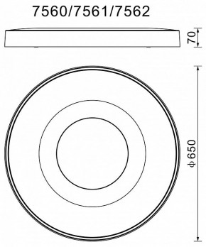 Накладной светильник Mantra Coin 7690 в Сысерти - sysert.mebel24.online | фото 3