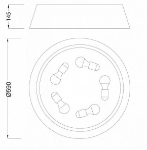 Накладной светильник Mantra Nordica 4966E в Сысерти - sysert.mebel24.online | фото 3
