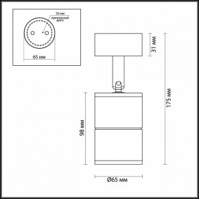 Накладной светильник Odeon Light Corsus 4207/1C в Сысерти - sysert.mebel24.online | фото 4