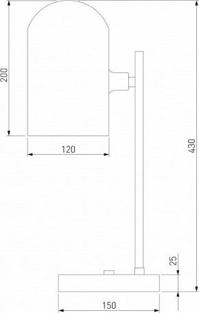 Настольная лампа декоративная Eurosvet Bambola 01164/1 латунь в Сысерти - sysert.mebel24.online | фото 2