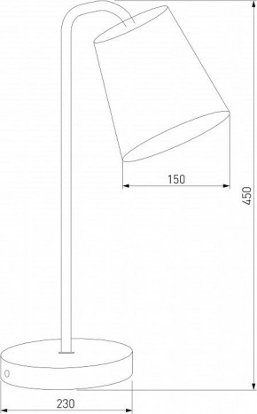 Настольная лампа декоративная Eurosvet Montero 01134/1 белый в Сысерти - sysert.mebel24.online | фото 3